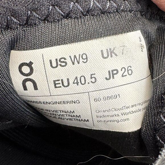 On Running Cloud X Shoes Womens Size 9 Pink Orange Helion CloudTec Athletic - Picture 10 of 11